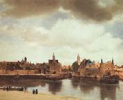 Jan Vermeer View of Delft (mk08) oil on canvas